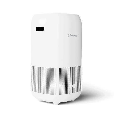 TrustedAir smart HEPA air purifier for clean indoor air, featuring advanced filtration and smart technology, ideal for smoke and allergen removal.
